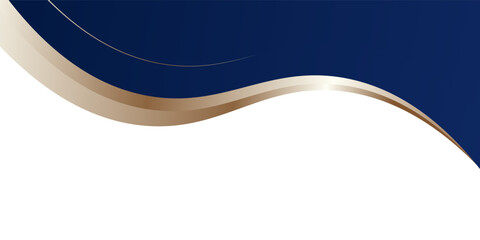 Blue Gold Wave Abstract Shape Border and Corner Frame Vector Eps 10 Decorative Elements Corners, Borders, and Frames.
