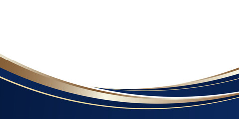 Blue Gold Wave Abstract Shape Border and Corner Frame Vector Eps 10 Decorative Elements Corners, Borders, and Frames.