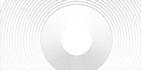 Modern White geometric abstract background overlapping layers on bright space with line effect decoration. Elegant Circle style concept modern graphic design element for banner