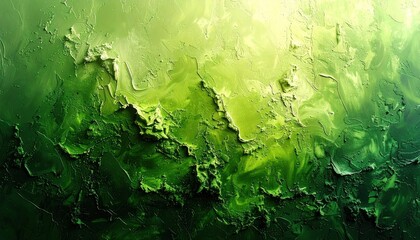 Abstract Green Texture - A Textured Landscape of Verdant Hues.