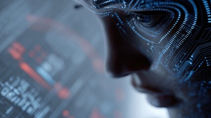 Advanced technology and human connection: A digital network integrates with skin