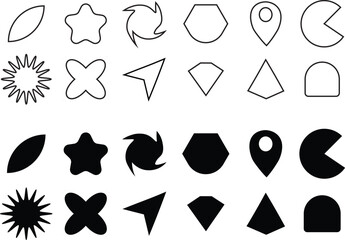 Fototapeta premium set of icons