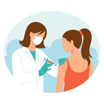 This image highlights a healthcare professional giving a vaccination to a patient, illustrating the importance of health and preventive care in our communities today.