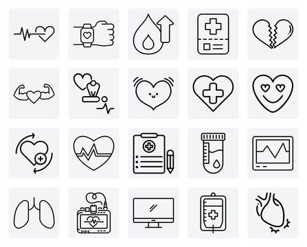 Cardiovascular Health And Patient Support &ndash; Medical Records, Rehabilitation, And Heart Care For Hospital And Clinic Branding