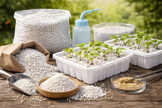 perlite planting media hydroponic seeds