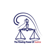 Justice Logo Design Vector Template