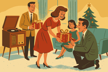 Green typography vintage celebration cartoon marks negative no icon sky gesture holiday