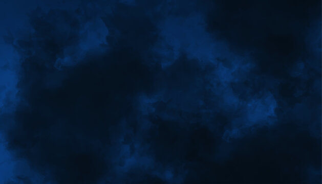 Midnight Blue Cloudy Abstract Texture Background