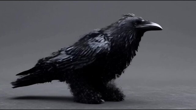 Morphing dynamique d'une panthere en corbeau | Animorph