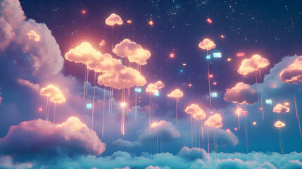 Title: Person Wearing VR Headset Immersed in Futuristic Metaverse Environment