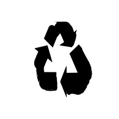  symbol representing raw environmental action and community based sustainability efforts for grungy textured graphic design and artistic eco conscious messaging projects