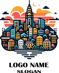 Naklejka premium Manizales logo vector white background .