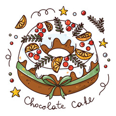 vector sweet dessert