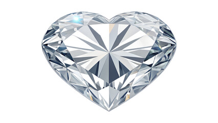 Fototapeta premium Heart Shaped Diamond Brilliant Cut Valentine Engagement Illustration diamond, heart, shaped, brilliant, cut, gem, jewel, gemstone, luxury, sparkle, shine, facet, crystal, engagement, ring, wedding,