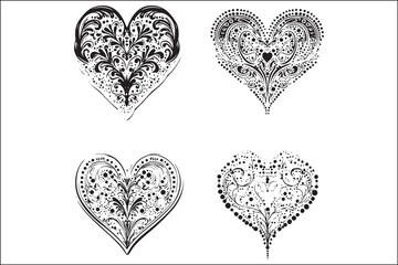 Ornamental Floral Heart Vector Collection

Elegant Vintage Heart Ornament Set

Decorative Love Heart Line Art Bundle