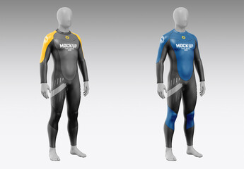 Full Body Sports Suit Mockup