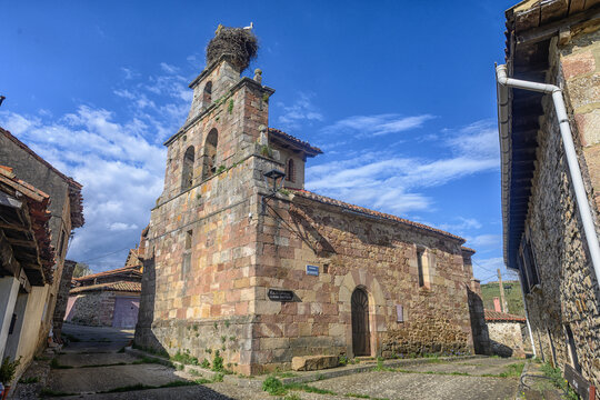 Church of San Juan Bautista in Valleespinos de Cervera, Palencia
