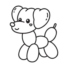 Obraz premium Valentine’s Day, Coloring Book, Adult Coloring Book, Kids Coloring Book, Bold And Easy, Simple Designs, Cute Illustrations, Love Theme, vector art, line art.