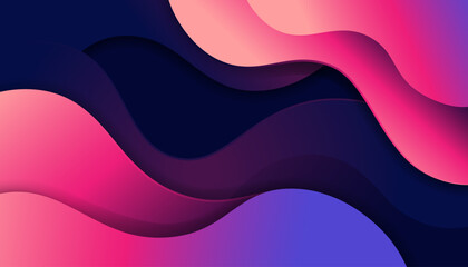 Modern Abstract Fluid Shapes Background with Soft Gradient Waves and Minimal Geometric Elements for Branding, Presentation, and Digital Design
