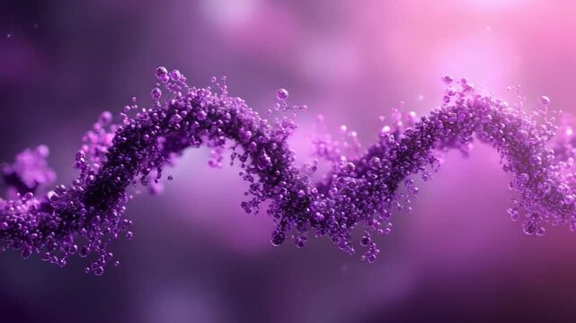 selective focus futuristic laboratory visualization of antibody binding processes