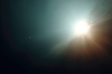 Soft Blue Spotlight with Misty Glow