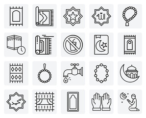 Islamic Traditions And Spiritual Items &ndash; Ablution, Prayer Beads, And Quran For Faith-Based Content And Education.