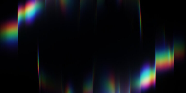 A modern abstract background with vertical beams of prismatic light. A futuristic and elegant design for technology or corporate themes.