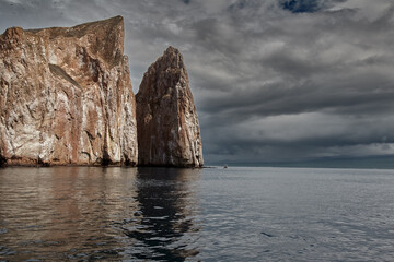 Kicker Rock, also known as León Dormido, is one of the most iconic landmarks in the Galápagos...