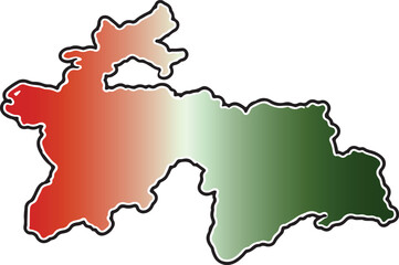 Colorful map of Switzerland showing regions in gradient shades