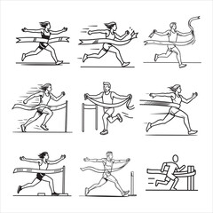 Marathon Runner Victory Discipline Concept Art