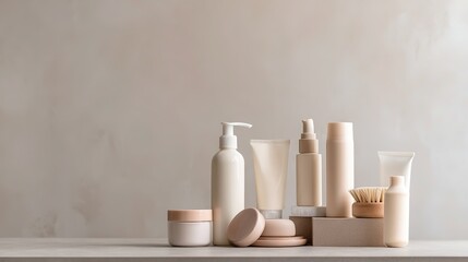 Skincare Routine Concept Photography with Soft Lighting, Highlighting Product Texture and Details for Beauty Editorial and Tutorial Content