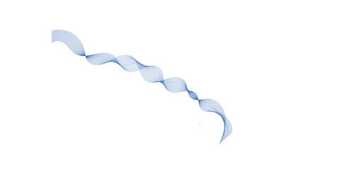 Abstract blue arrow background featuring a white jet trail flying high through a bright sky with clouds and water light