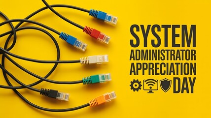 System administrator appreciation day technology network concept illustration
