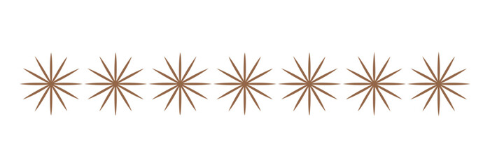 Winter Christmas Decorative Border Ornament