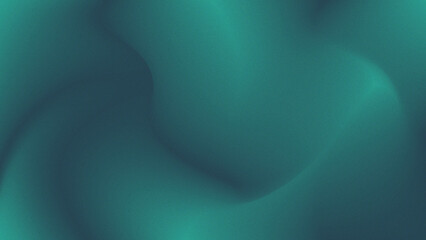 Abstract deep teal green grainy gradient background for dark concept © Agung