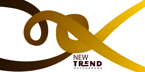 Modern Abstract Background with Ribbon Shapes for Presentations and Design