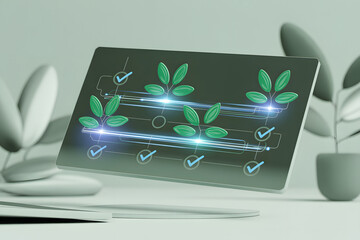 Digital plant growth monitoring