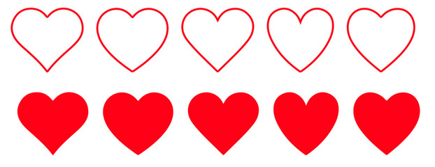 Pink and red heart shapes create a romantic Valentine&rsquo;s Day vector design perfect for love cards, wedding decorations, and holiday art