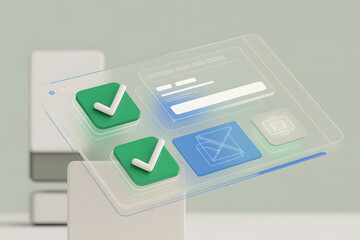 Digital form with checkboxes and input fields