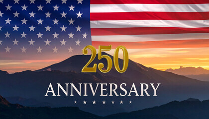 250 Anniversary of the United States of America(USA) in July 4th