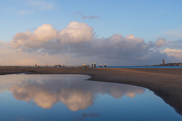 Falckensteiner Strand an der Kieler F&ouml;rde, Badestrand, Naturstrand