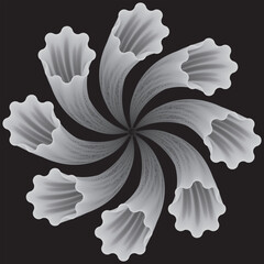 Abstract Blend Floral Pattern Design background