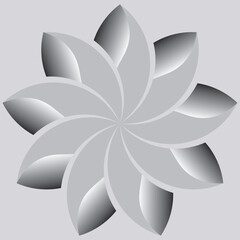 Abstract Floral Pattern Gradient  Black  background