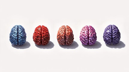 Colorful Brain Models Representing Diversity and Creativity