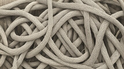 Tightly Coiled Wire Mesh Showing Texture and Geometric Patterns