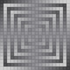 black and white square mosaic seamless pattern vector illustration