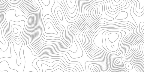 Abstract topographic contours map background, Topography map background. Topographic map patterns, topography line map. Vintage outdoors style. © Hasan