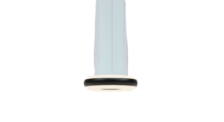 Modern led light isolated on white background