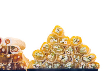 Assorted Turkish delights Rahat lokum.