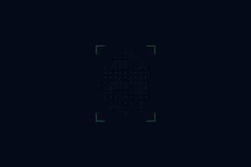 Biometric Face Recognition Technology - Digital Identity Security Scan Interface
